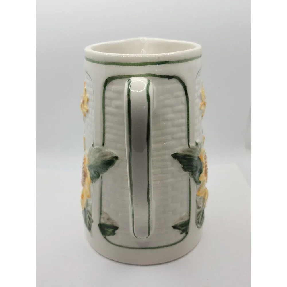 Vintage-collectible Jay Willford Sunflower Water Pitcher